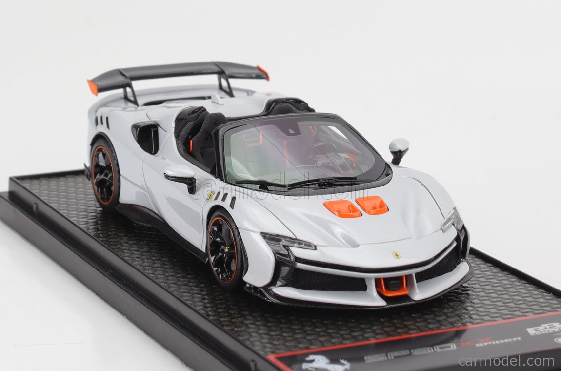 BBR Ferrari SF90 XX Spider - Arctic White - Échelle 1/43 - Miniature Neuve (Prévente)