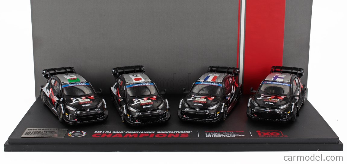 IXO-MODELS RAM966SET.22 Scale 1/43 | TOYOTA SET 4X FIA CHAMPIONS