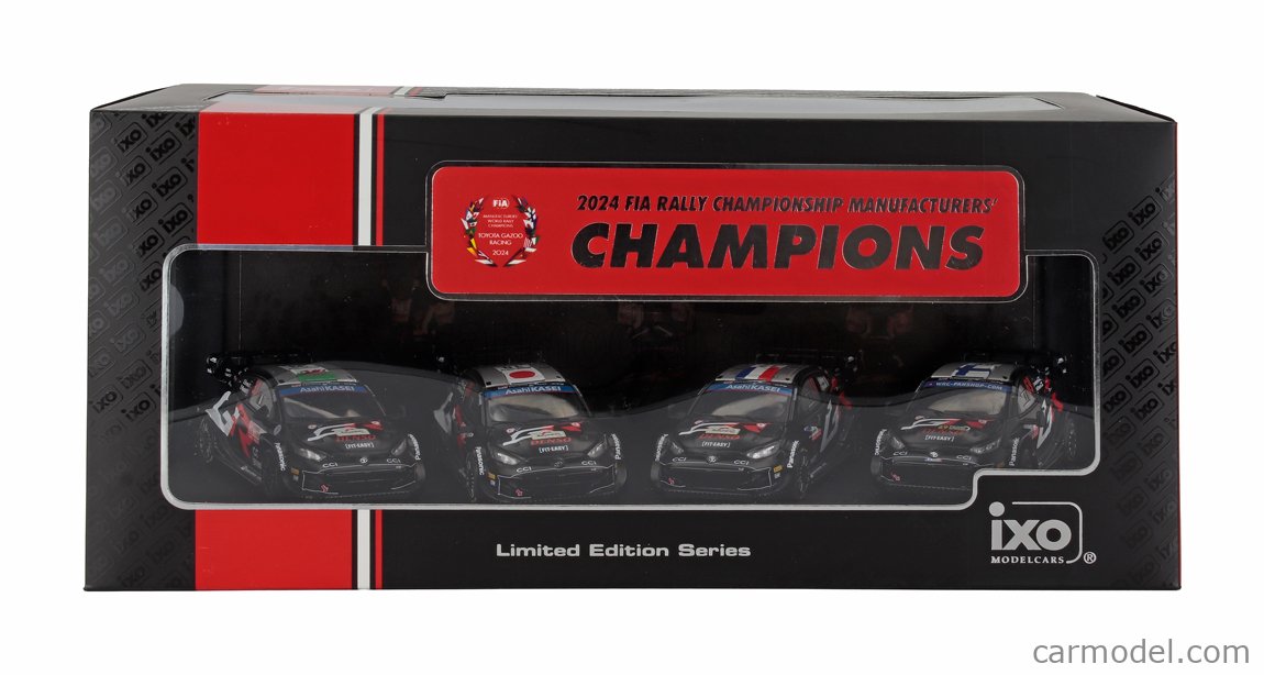 IXO-MODELS RAM966SET.22 Scale 1/43 | TOYOTA SET 4X FIA CHAMPIONS