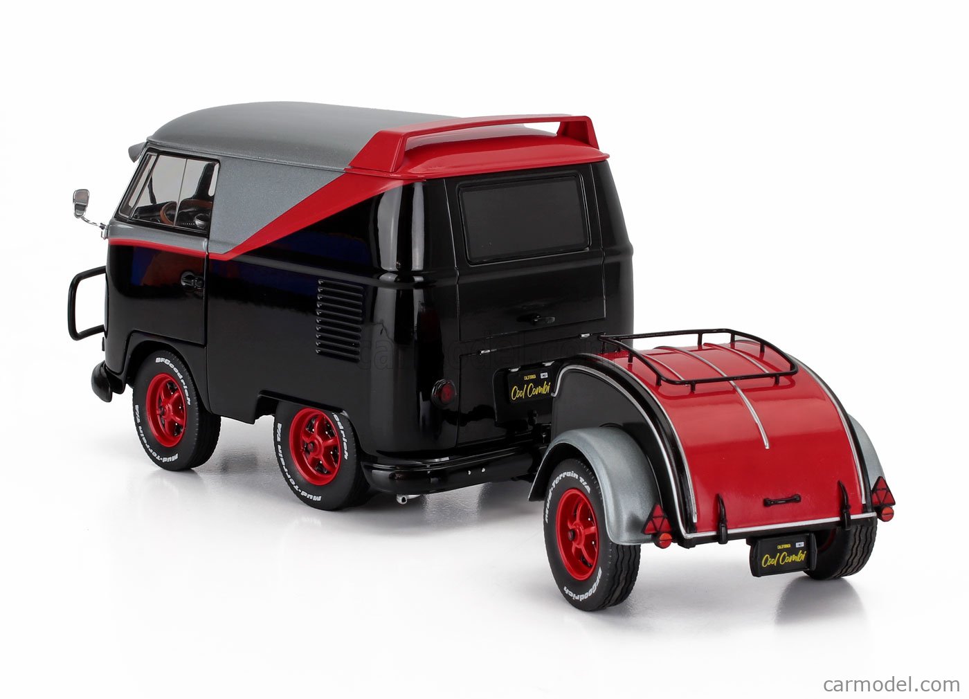 ソリド1/18 VW T1 バン クール コンビ トレーラー 1950 オレンジ