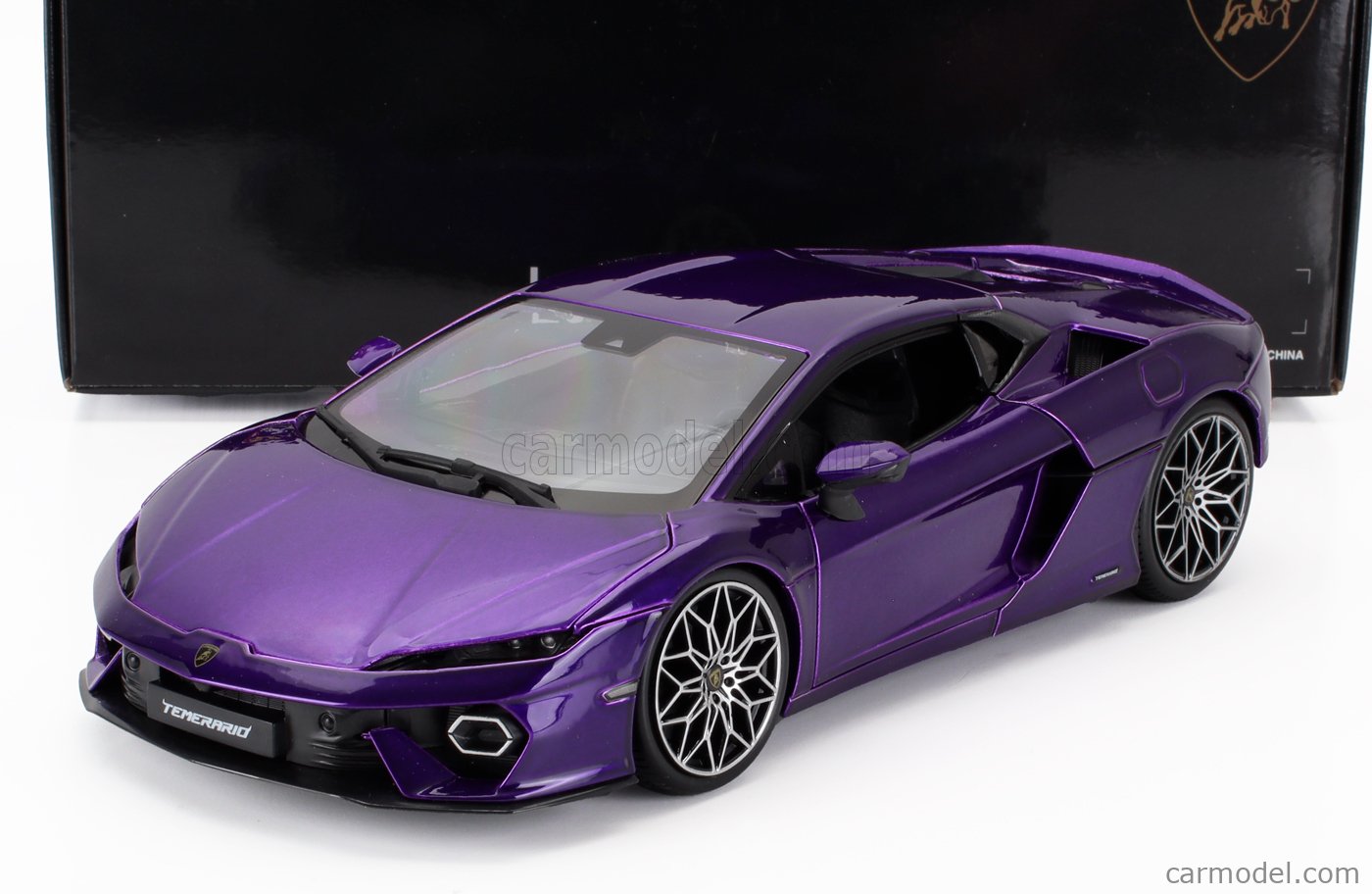 BURAGO 18-11052PU Scale 1/18 | LAMBORGHINI TEMERARIO 2024 PURPLE