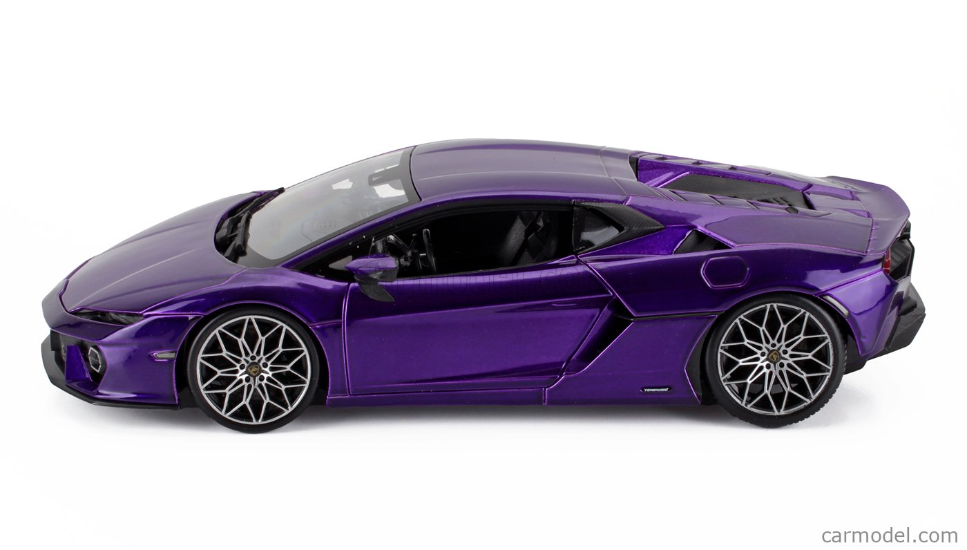 BURAGO 18-11052PU Scale 1/18 | LAMBORGHINI TEMERARIO 2024 PURPLE