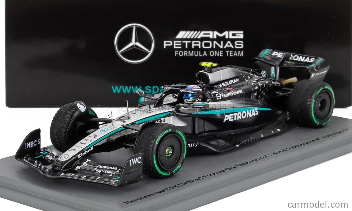 Mercedes AMG PETRONAS F1 W15E ミニカー S9569 Spark S9513 Mercedes