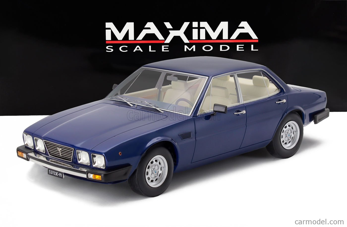 MAXIMA MAX003010 Echelle 1/18 | DE TOMASO DEAUVILLE 1978 BLUE MET