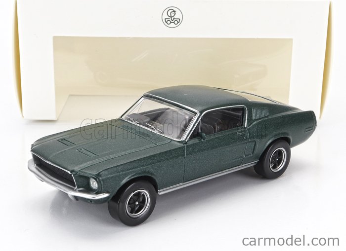 Modèle Réduit 1:43 Norev - Ford Mustang GT Fastback 1968 Vert Satiné Métallisé