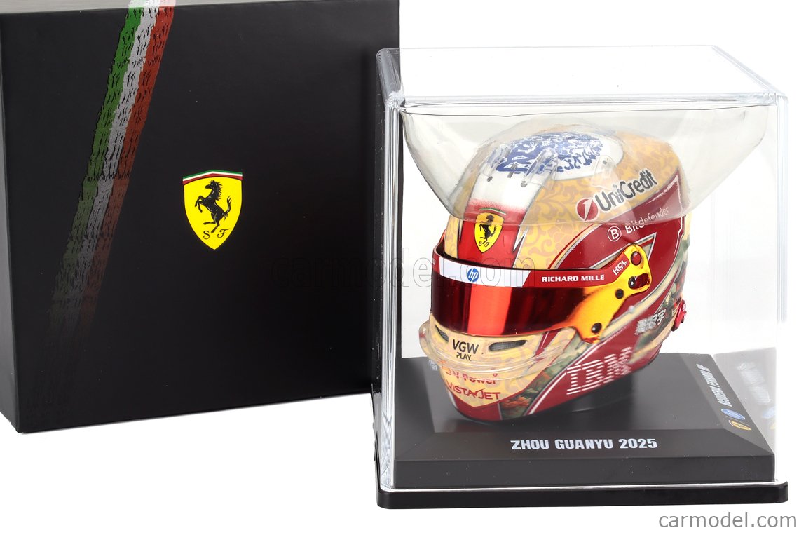 Mini Casque F1 1/2 Bell – Guanyu Zhou #24 – Saison 2024 – Noir