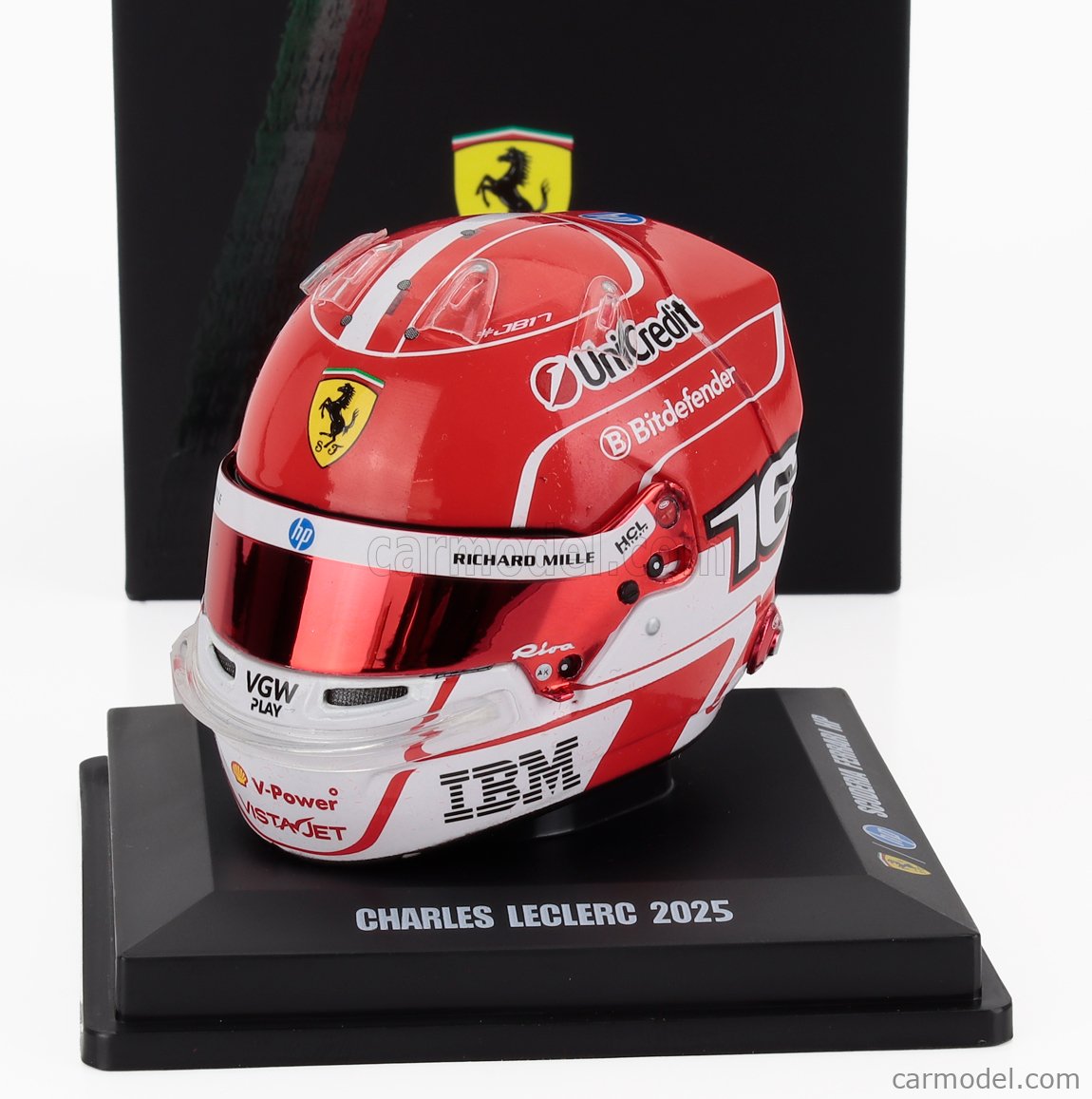LOOKSMART LSHEL009 Scale 1/5 BELL HELMET CASCO HELMET F1 CHARLES