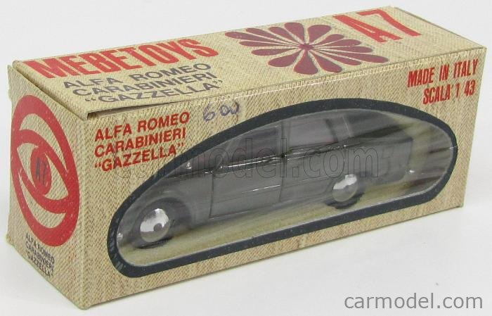 MEBETOYS A-3 ALFA ROMEO GIULIA TI - POLIZIA SQUADRA VOLANTE - 1:42