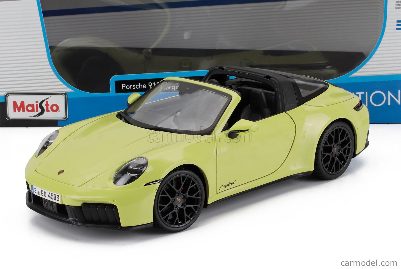 マイスト　ポルシェ911 タルガ Maisto Diecast 2025 Porsche 911 - 31470Y