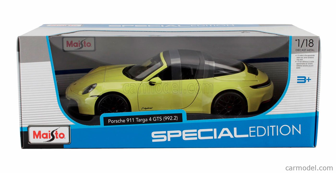 マイスト　ポルシェ911 タルガ Maisto Diecast 2025 Porsche 911 - 31470Y