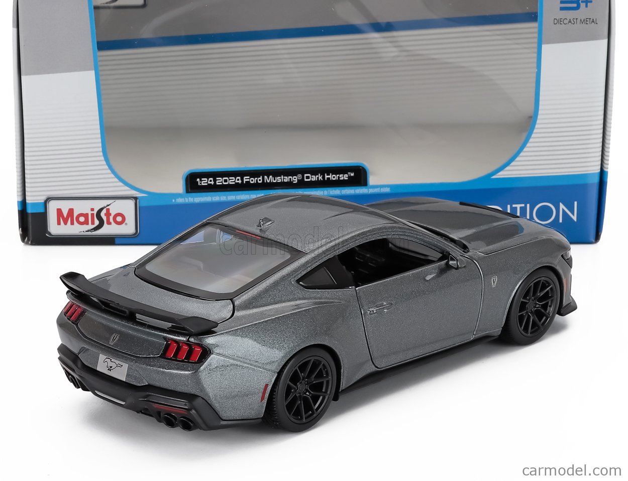 MAISTO 32925G Scale 1/24 | FORD USA MUSTANG DARK HORSE COUPE 2024 GREY