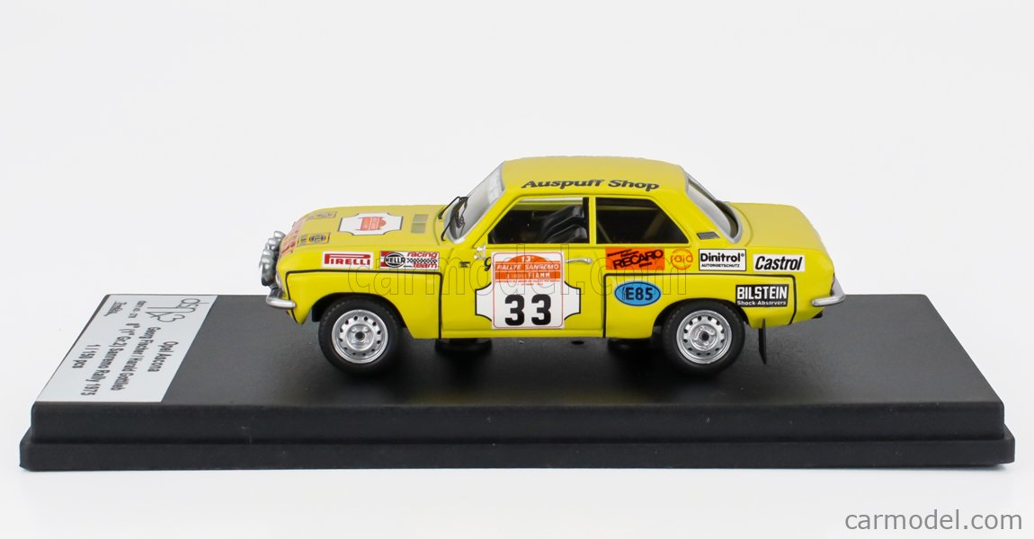 Trofeu BMW 2002 N°14 – 7e Au Portugal 1974 – Échelle 1/43 Par Spark (Résine, Collection)