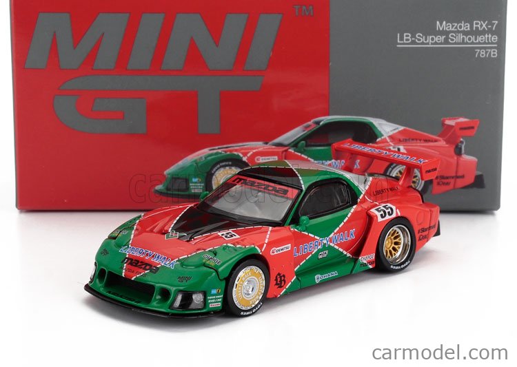 MINI-GT MGT00990-R Scale 1/64 | MAZDA RX-7 (FD3S) LB WORKS