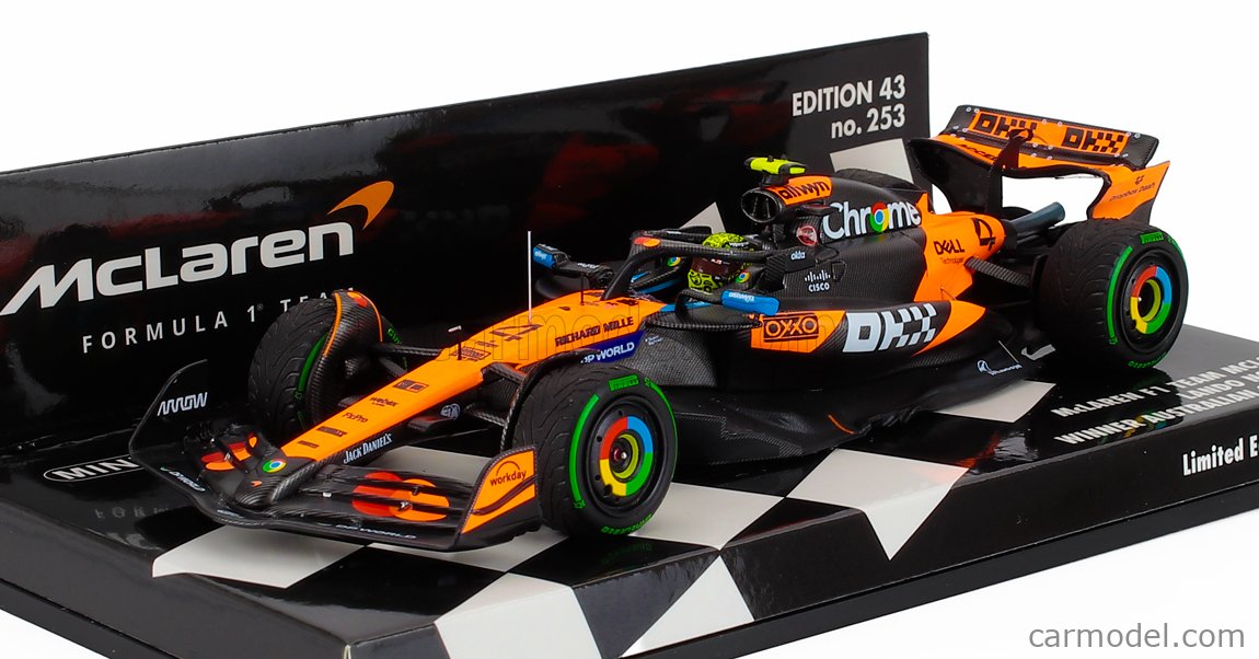 MINICHAMPS 537254304 Масштаб 1/43 | McLAREN F1 MCL39 TEAM MCLAREN