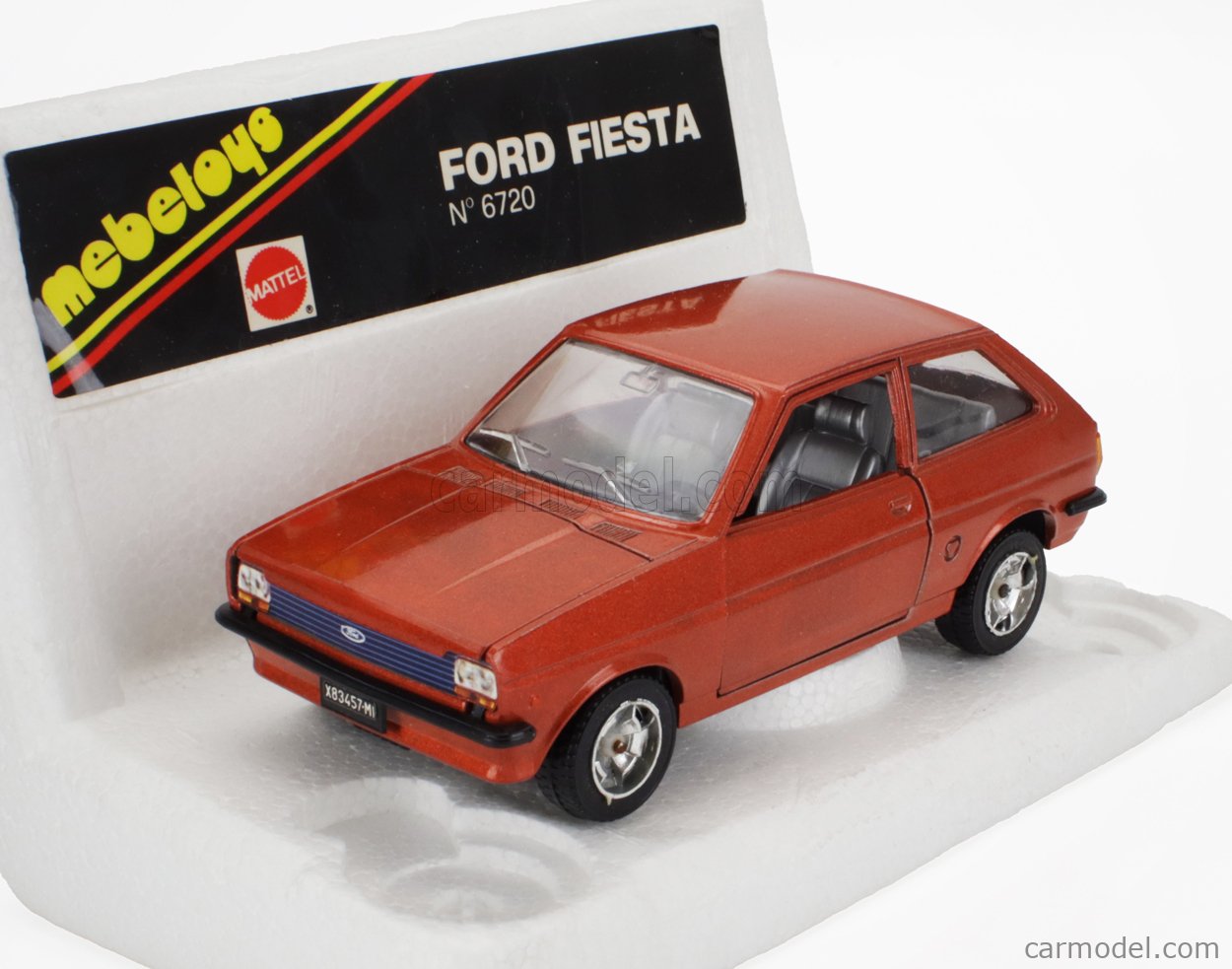 MEBETOYS MATTEL 6720 Scale 1/25 | FORD ENGLAND FIESTA 1976 BRONZE MET