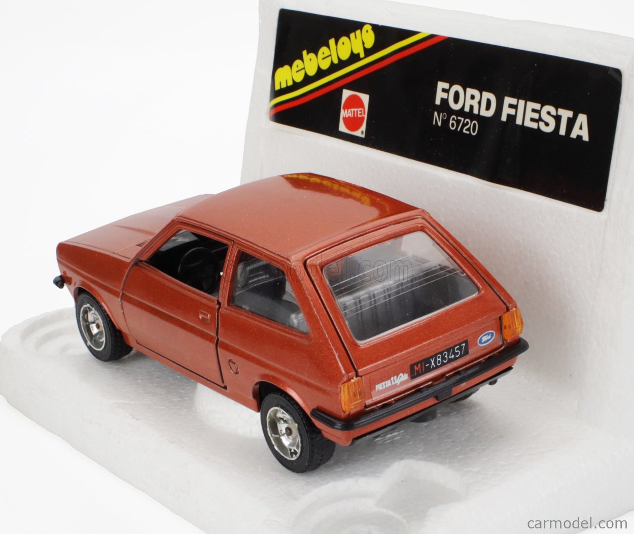 MEBETOYS MATTEL 6720 Scale 1/25 | FORD ENGLAND FIESTA 1976 BRONZE MET