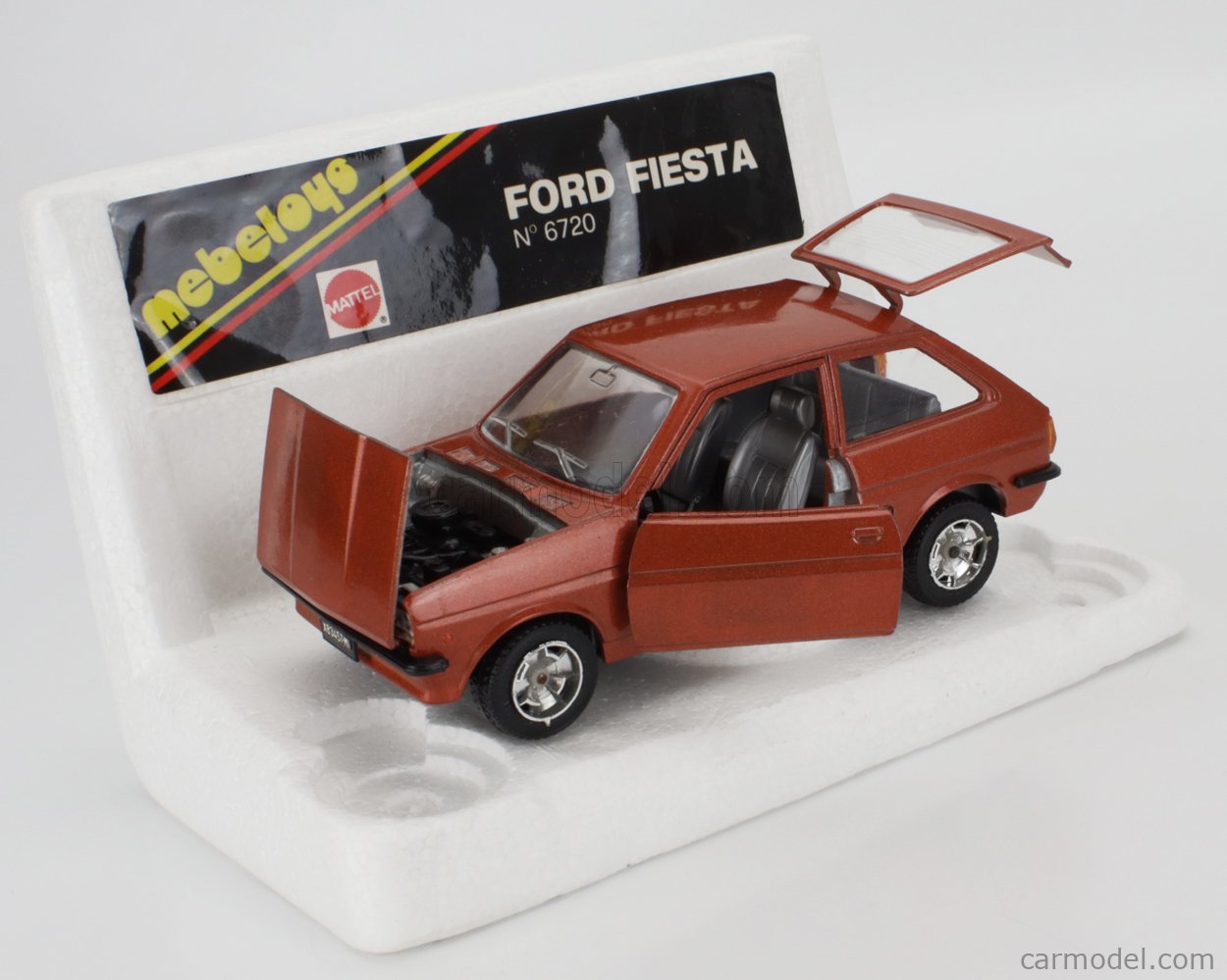 MEBETOYS MATTEL 6720 Scale 1/25 | FORD ENGLAND FIESTA 1976 BRONZE MET