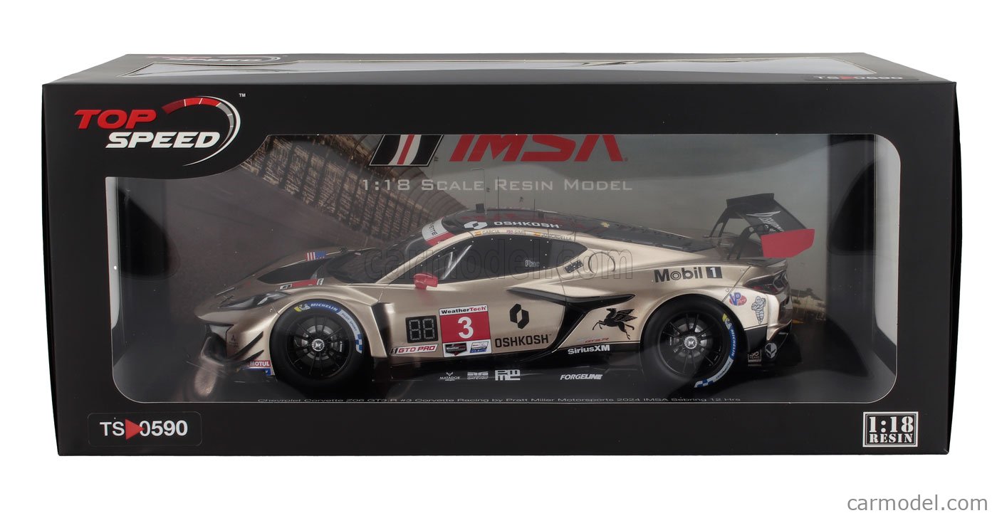 TRUESCALE TS0590 Scale 1/18 | CHEVROLET CORVETTE Z06 GT3.R 5.5L V8