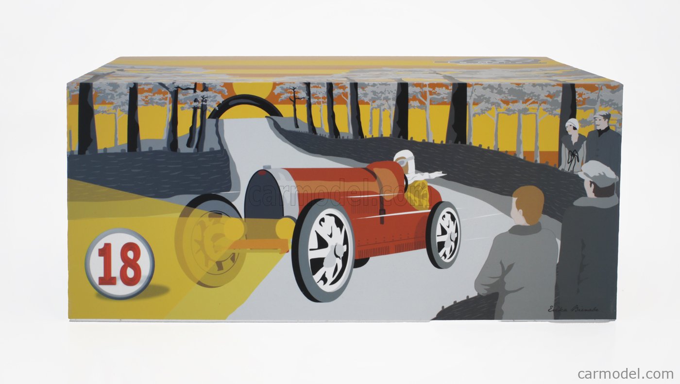 Bugatti Type 59 Roi Des Belges 1934 - Maquette Pantheon échelle 1/18 En Résine