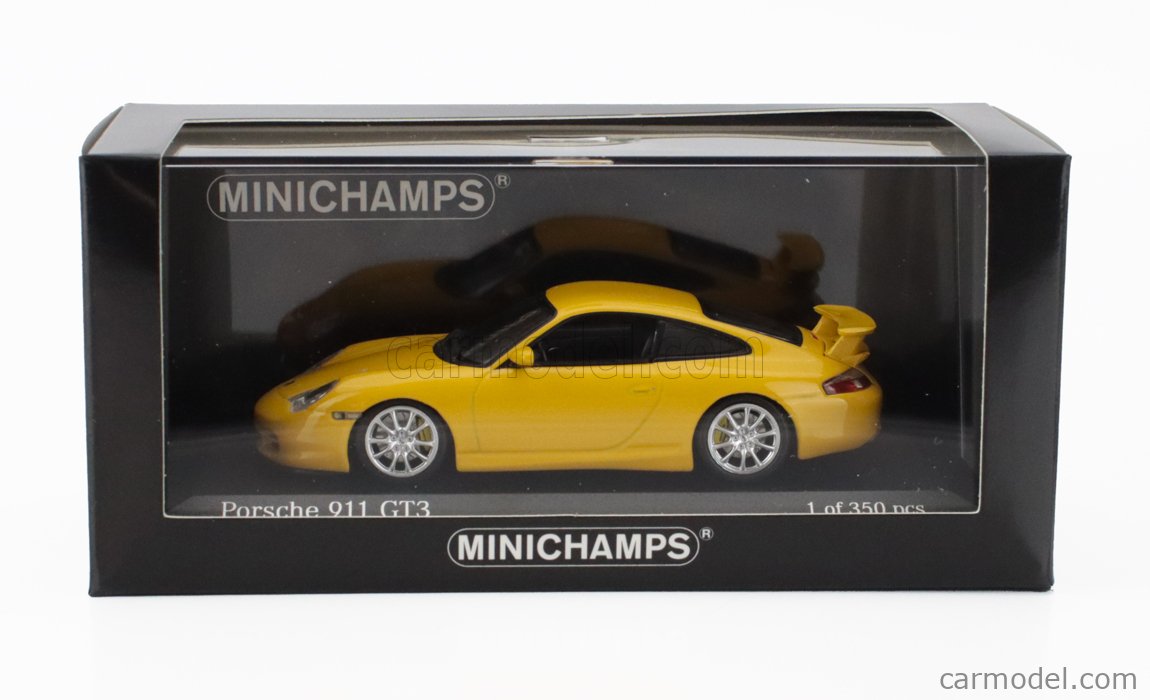 ミニチャンプス 1/43スケールポルシェ 911（996 ） GT3 2003 Porsche 911 (996) GT3 2003 Blue Met 1:43 Minichamps