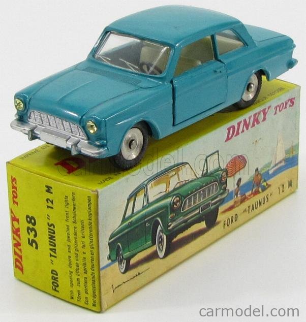 DINKY FRANCE 538 Scale 1/43 | FORD ENGLAND TAUNUS 12M BLUE
