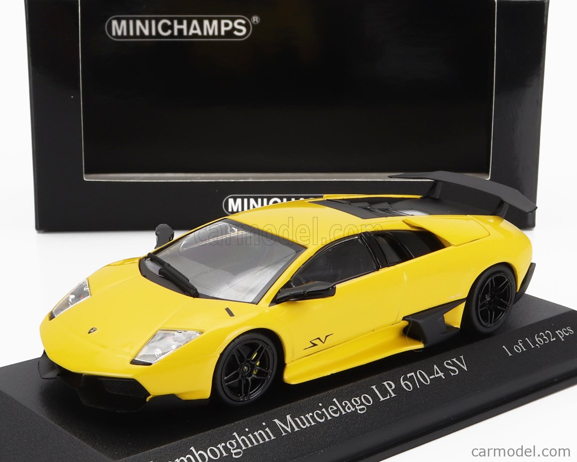LAMBORGHINI MURCIELAGO LP 670-4 SUPERVELOCE 2009 Jaune IXO PRESSE 1:43