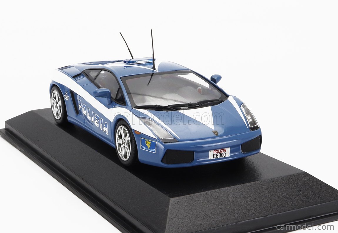 ミニカー　1/43 Lamborghini Gallardo LP560-4 Police Car(ブルー×ホワイト) [LS341] Matchbox 60th Anniversary Lamborghini Gallardo LP560-4