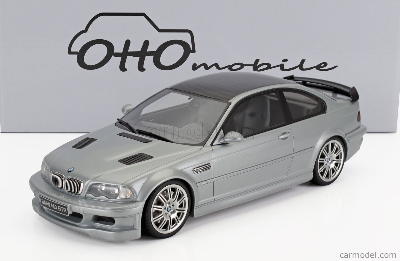 ミニカー BMW E46 M3 CSL 1/18  OttO mobile Ltd 1/18 BMW E46 M3 Convertible 2004 Silver Grey Resin Model by