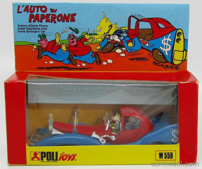 POLITOYS M WALT DISNY No.544 PAPERINO POLITOYS 1:43 AUTO 313