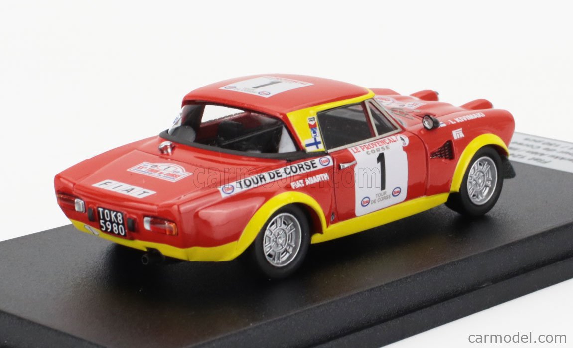 Fiat 124 Abarth Rallye 6° Tour de Corse 1974 - scale 1/43rd 1970-1979 RALLY WRC MOTORSPORTS