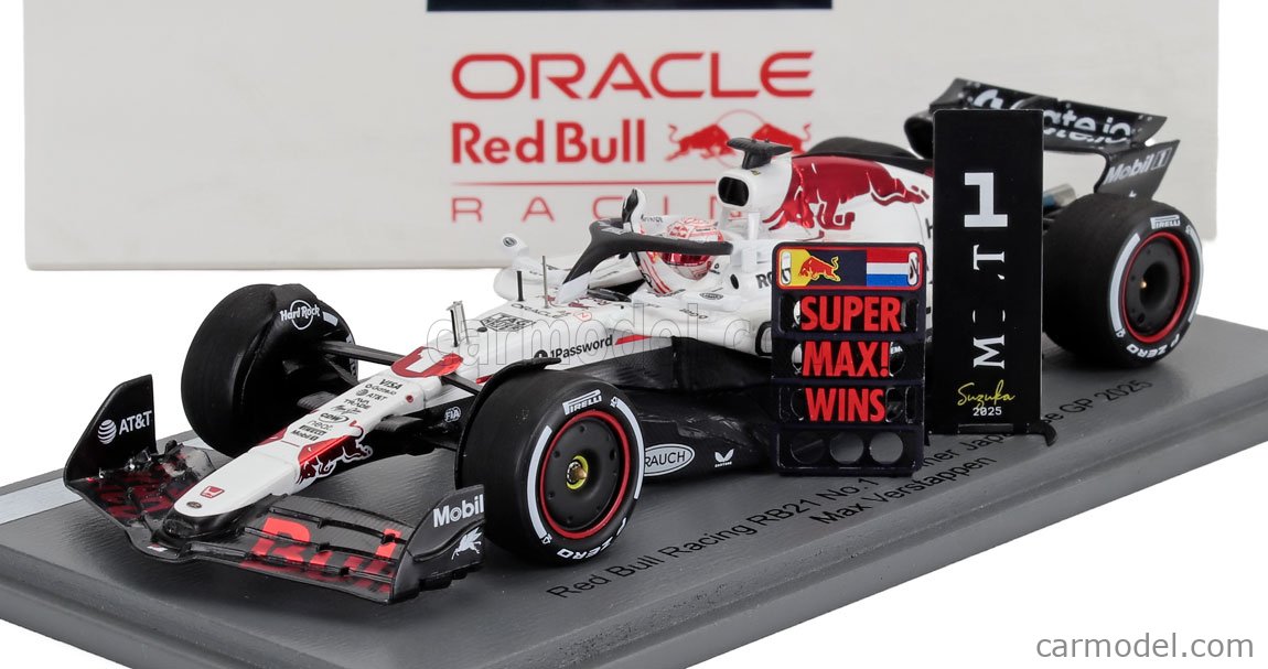 SPARK-MODEL S9594 Scale 1/43 | RED BULL F1 RB21 TEAM ORACLE RED