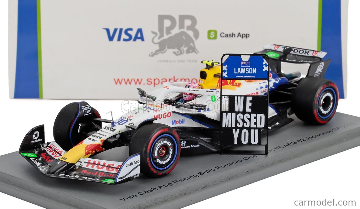 SPARK-MODEL S9591 Scale 1/43 | RACING BULLS F1 VCARB-02 TEAM