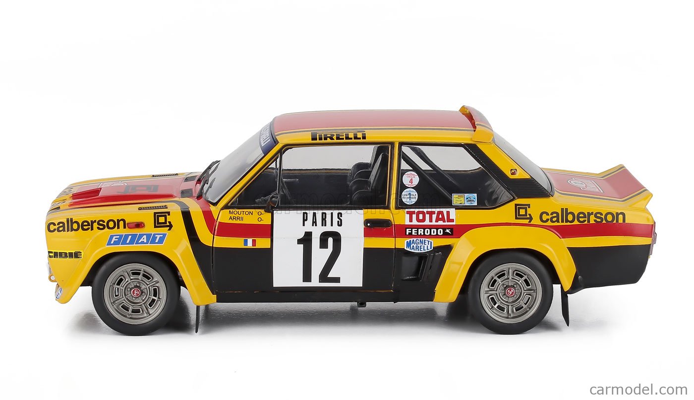 Solido 1704 – Fiat Abarth 131 Rallye Portugal 1980, échelle 1:43, Avec Calques