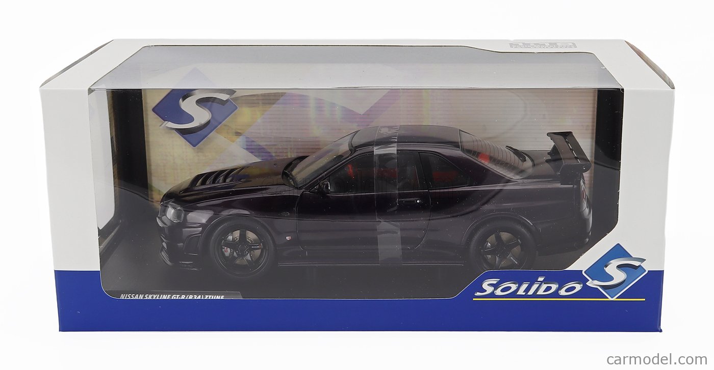 1/18 Solido 日産 SKYLINE GT-R Z-Tune R34 SOLIDO 1804311 Scale 1/18 | NISSAN SKYLINE GT-R (R34) Z-TUNE 1999