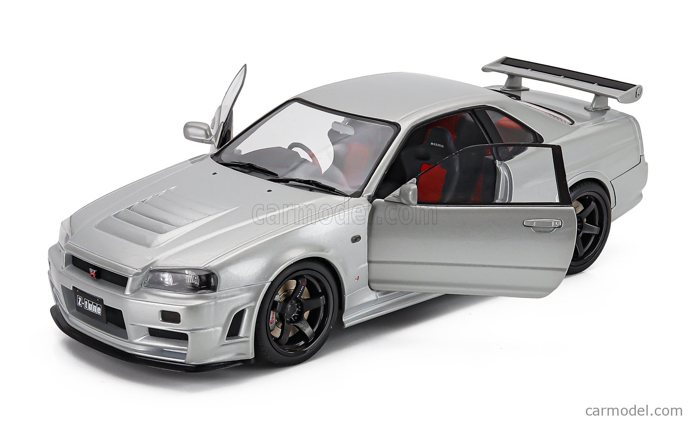 ソリド 1/18 日産 スカイライン GT-R R34 Z-tune 銀 ソリド 1/18 日産 スカイライン GT-R (R34) Z-tune 1999 シルバー