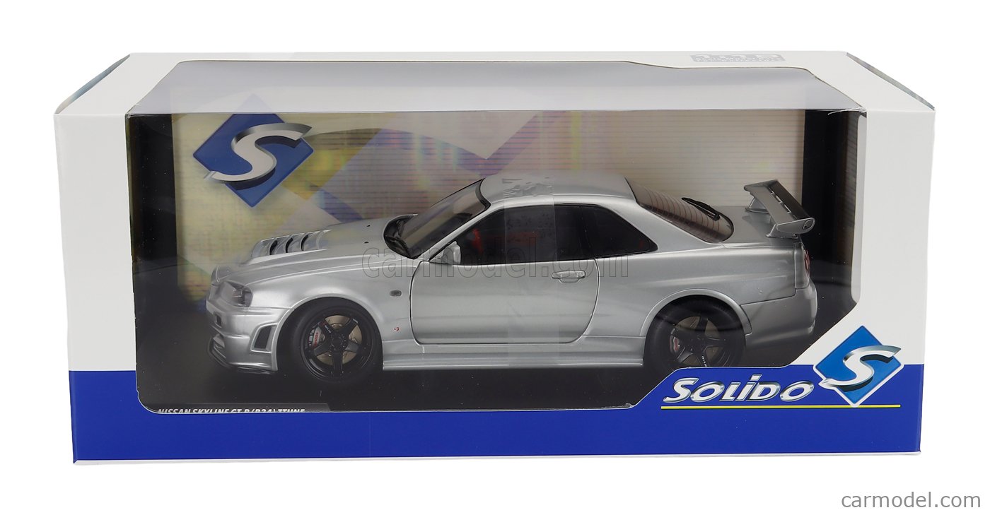 SOLIDO 1804312 Scale 1/18 | NISSAN SKYLINE GT-R (R34) Z-TUNE 1999
