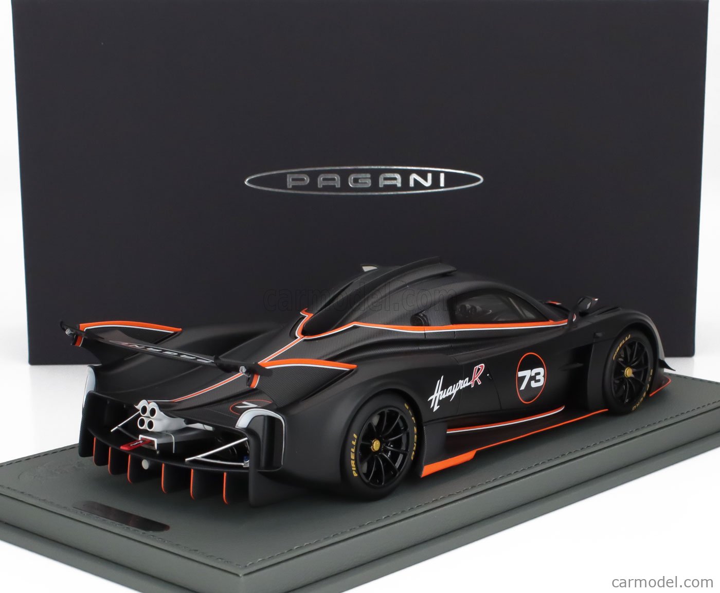 Modèle réduit Pagani Huayra R Blu Danubio Fibra Di Carbonio Opaco/lucido