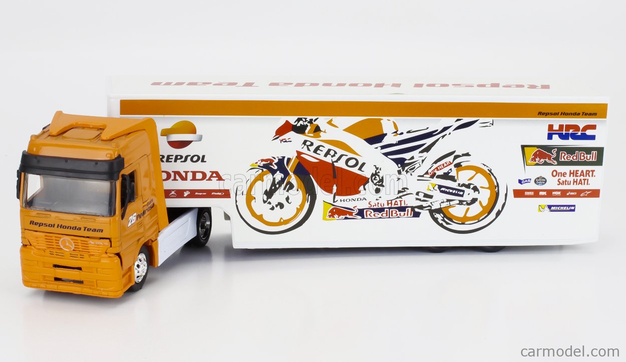 New Ray Camion Da Collezione Scala 1:43, Mercedes Actros Repsol Honda 2017