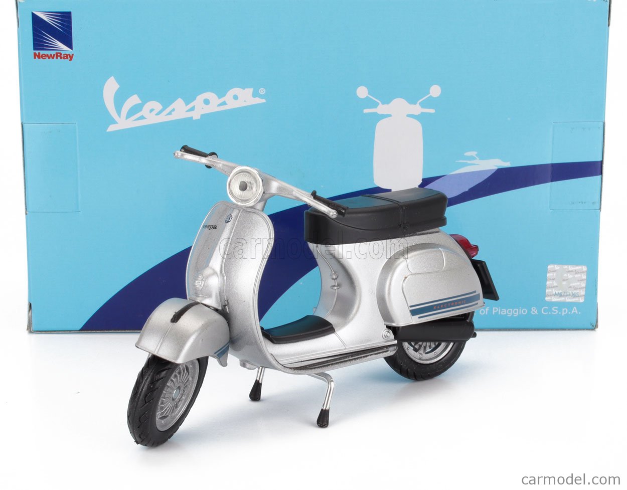 Miniature Vespa Primavera 2013 Rouge Au 1:12 - Marque NewRay, Modèle NY57553A