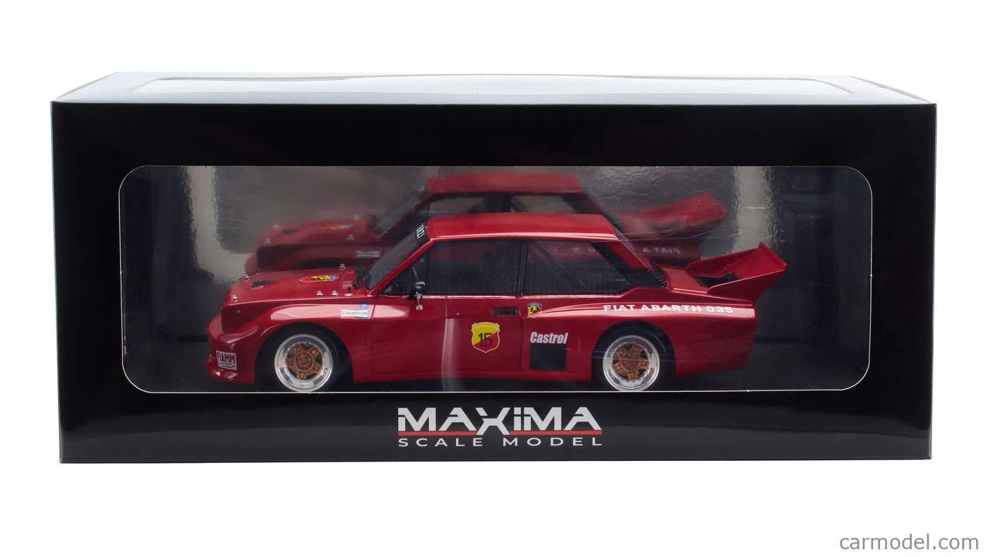 MAXIMA MAX005002 Scale 1/18 | ABARTH FIAT 131 ABARTH SE035 TURBO