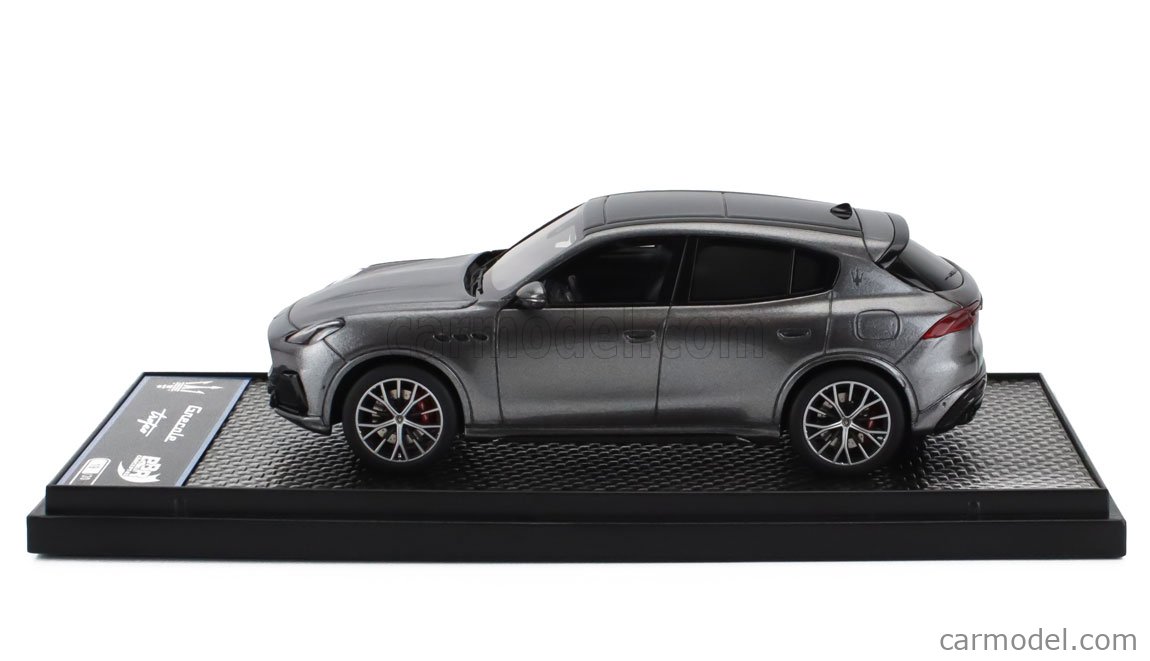 Modèle Réduit 1:43 Maserati Grecale Trofeo 2022 Gris Lava Par BBR - Neuve, Boîte Collection