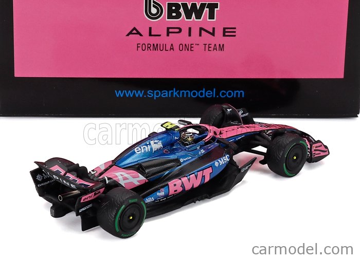 SPARK-MODEL Y433 Scale 1/64 | ALPINE F1 A525 TEAM BWT ALPINE N 7