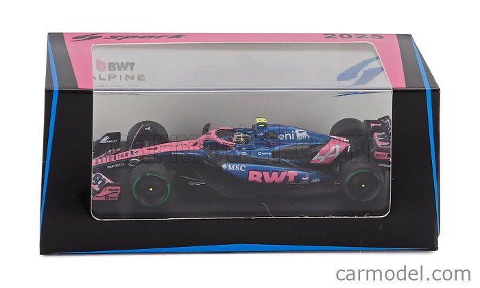 SPARK-MODEL Y433 Scale 1/64 | ALPINE F1 A525 TEAM BWT ALPINE N 7