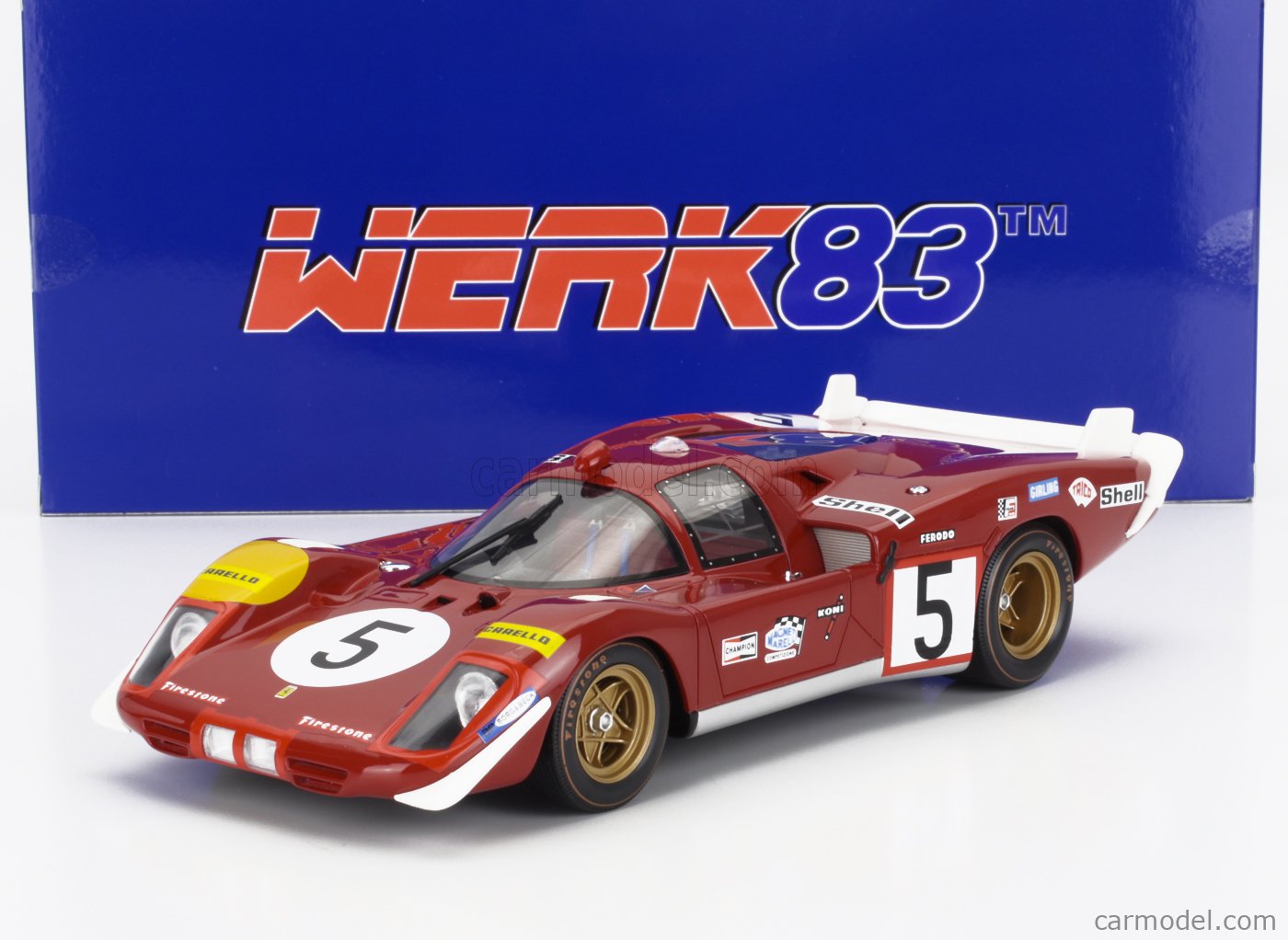 CMR 1/18 Ferrari 512S Long Tail #5 24h Le Mans 1970 Ickx
