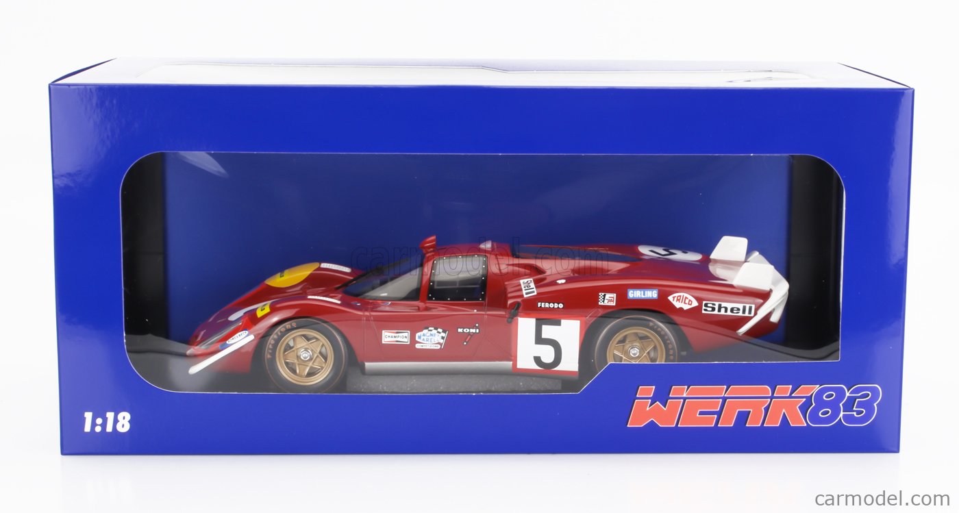 WERK83 W18053001 Scale 1/18 | FERRARI 512S 5.0L V12 LONG TAIL TEAM