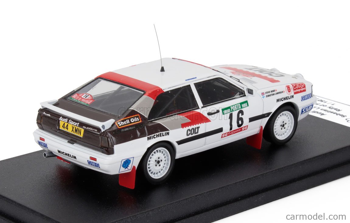 Audi Coupé Quattro #16 Sebastian Lindholm / Steve Bond Rally Of Portugal 1988 140823