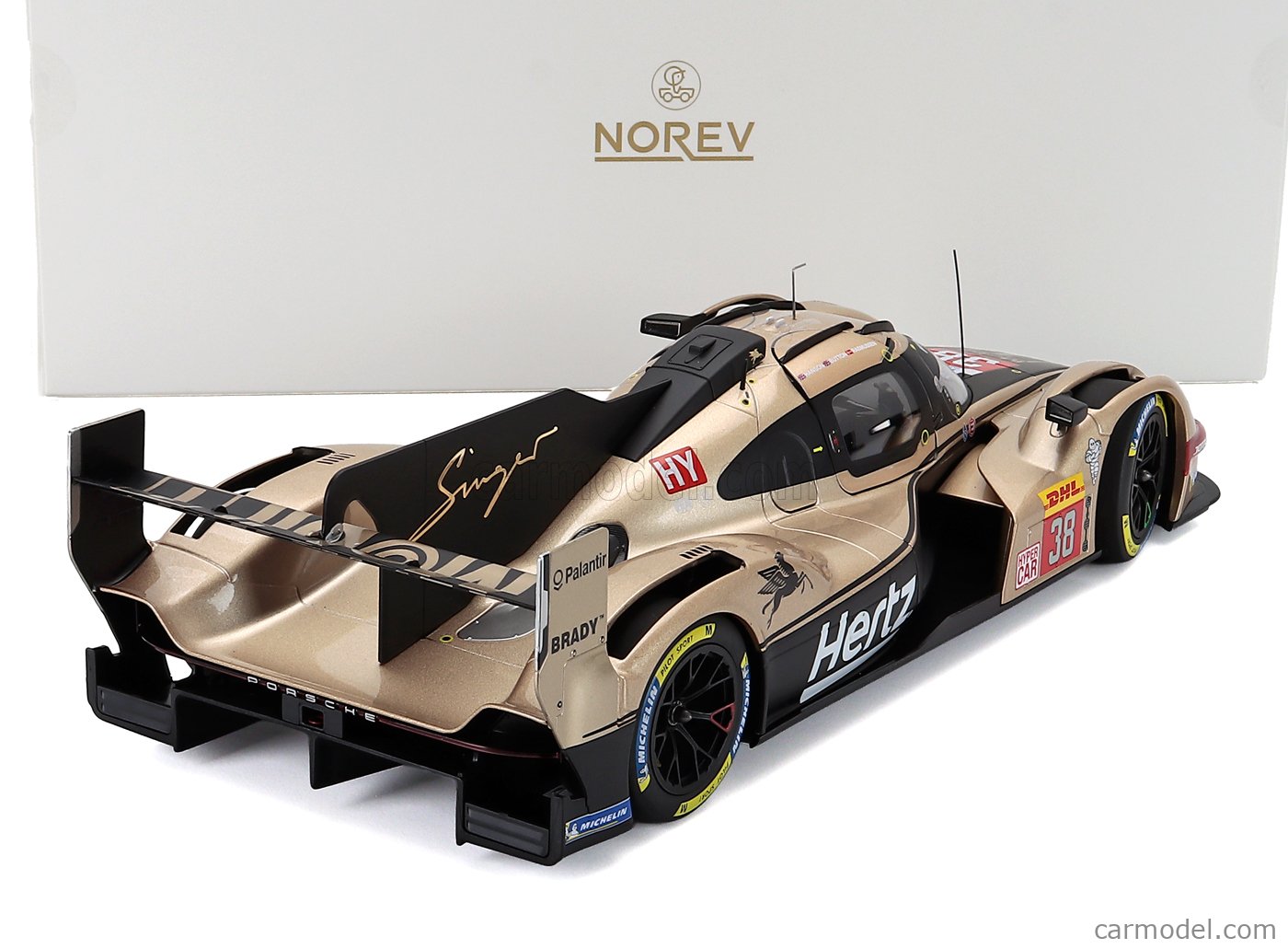 NOREV 187161 Scale 1/18 | PORSCHE 963 9RD 4.6L TURBO V8 TEAM HERTZ