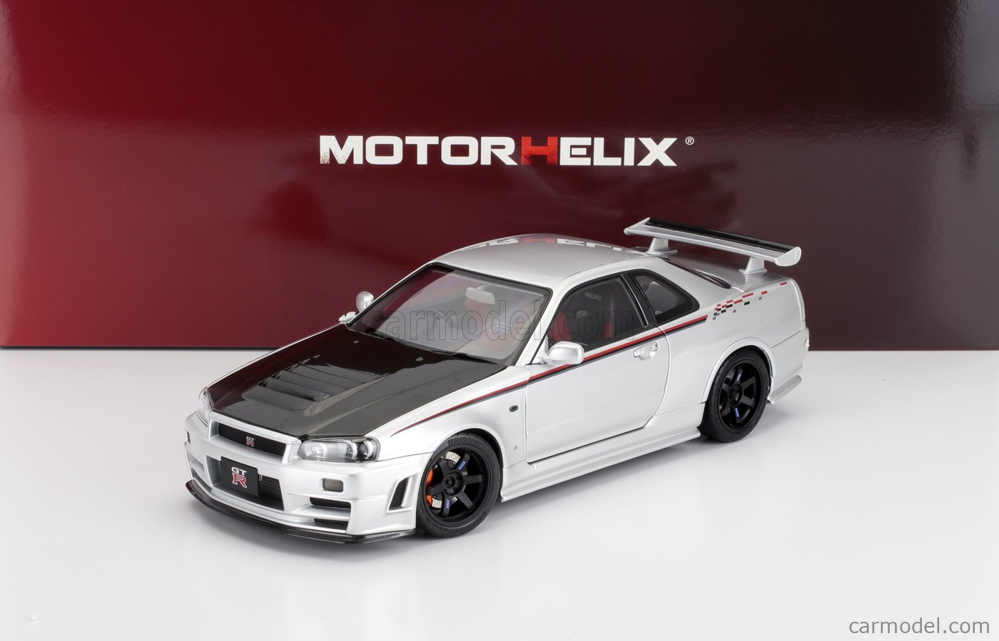 MOTORHELIX M83431 Scale 1/18 | NISSAN SKYLINE GT-R (R34) NISMO CRS