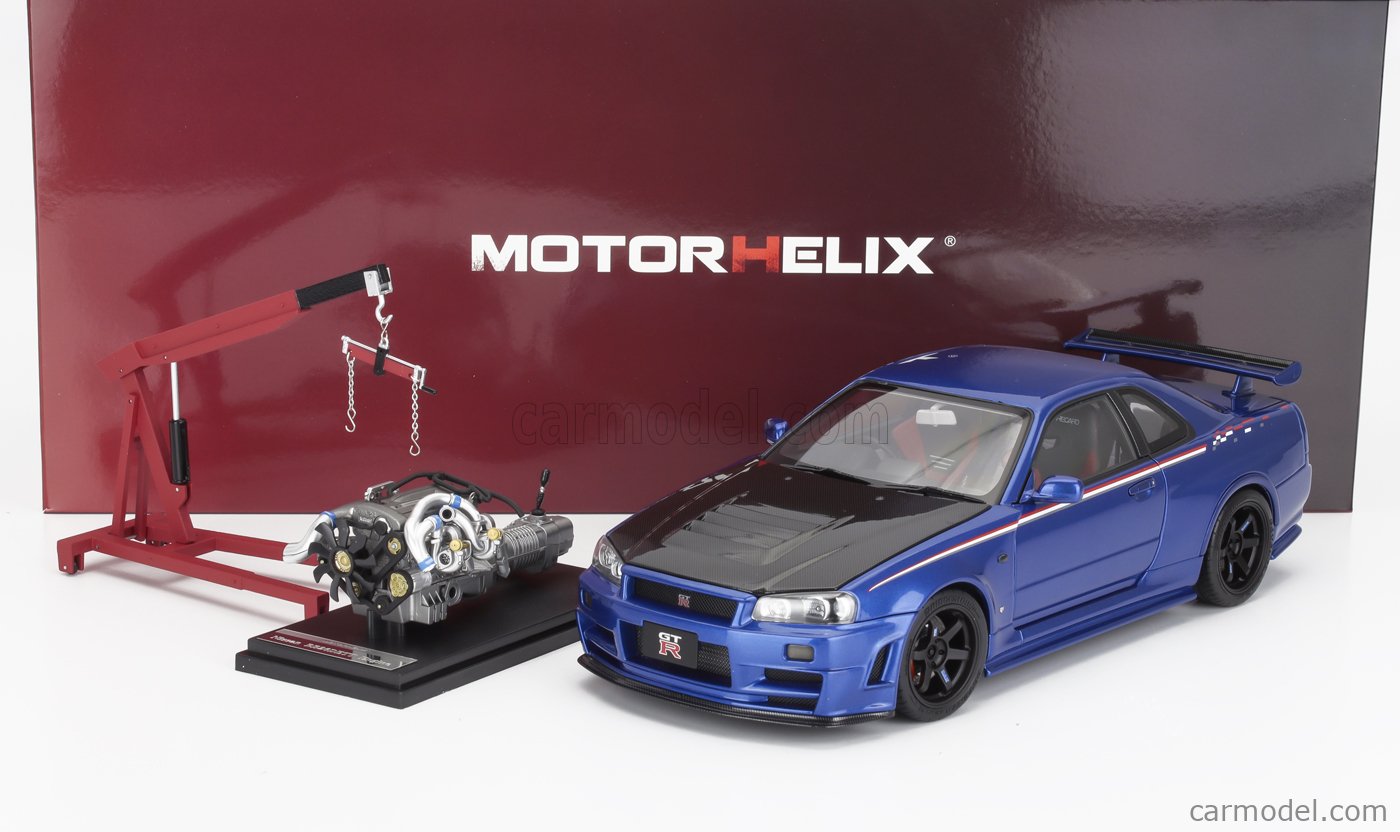 MOTORHELIX M83430 Scale 1/18 | NISSAN SKYLINE GT-R (R34