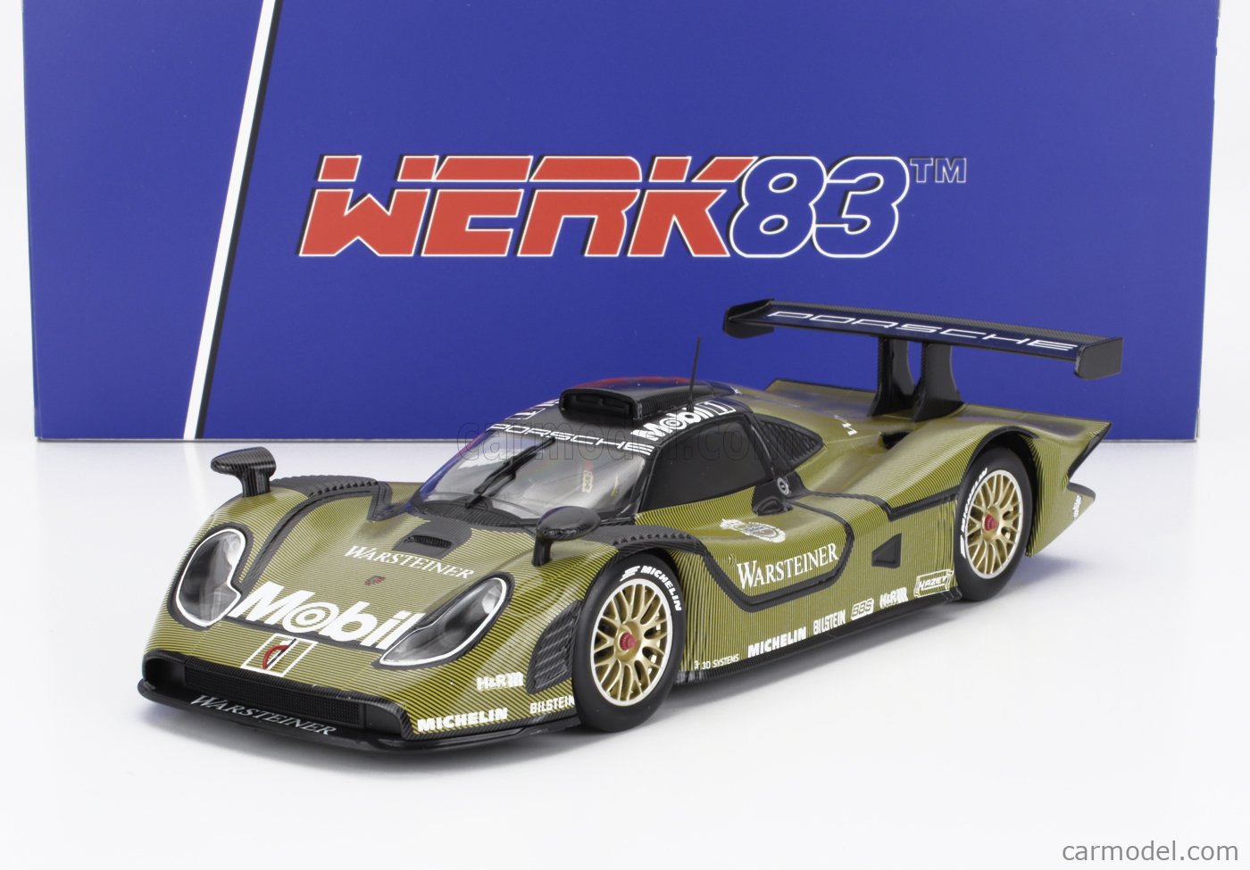 WERK83 W18029006 Scale 1/18 | PORSCHE 911 GT1-98 TEAM PORSCHE AG N
